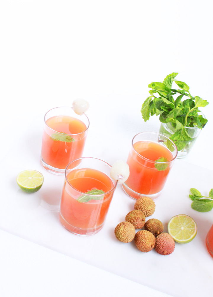 Lychee & Grapefruit Cocktail Recipes-4