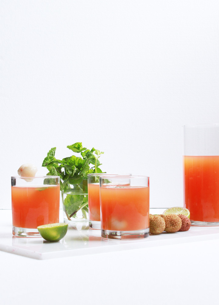 Lychee & Grapefruit Cocktail Recipes-5