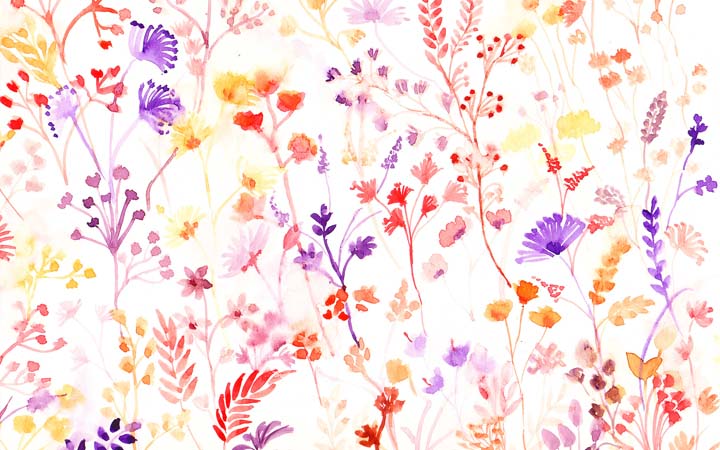 Watercolor-Florals Free Downloads 2